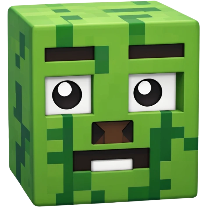 A Minecraft creeper emoji