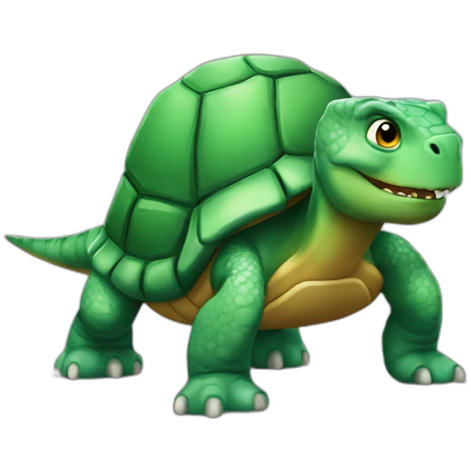 Chat sur tortue sur dinosaures emoji