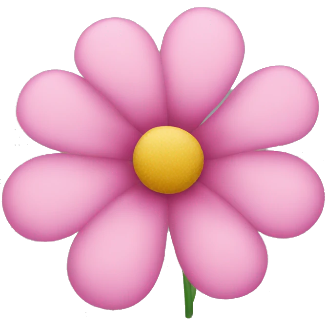 Pink flower emoji