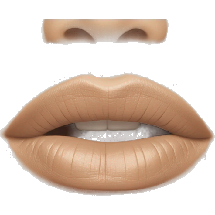 chanel nude lipstick emoji