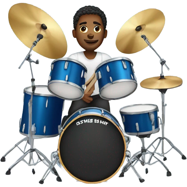 playing drums emoji