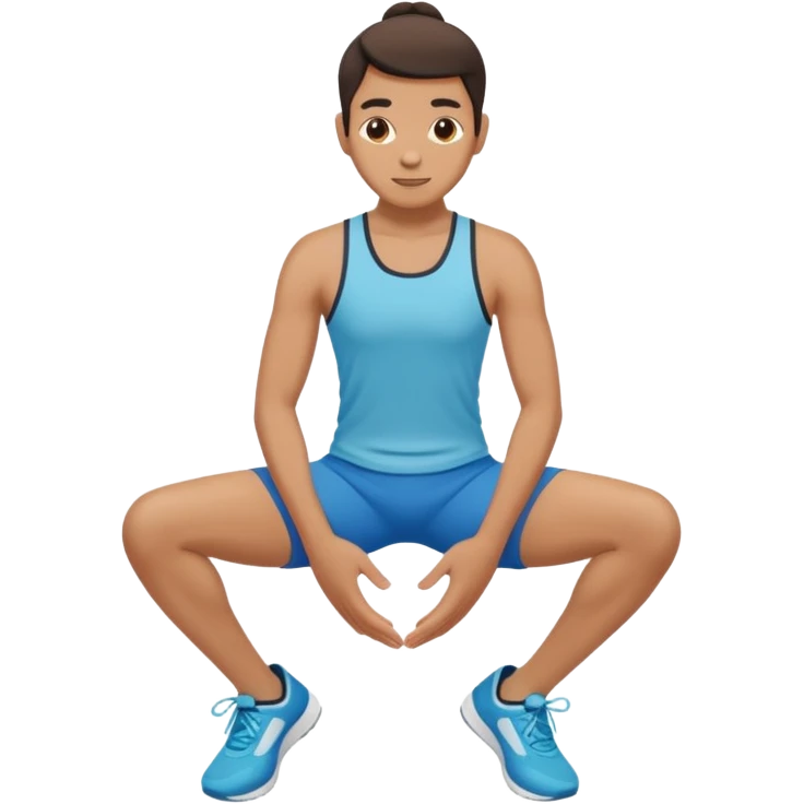 person touching their toes emoji