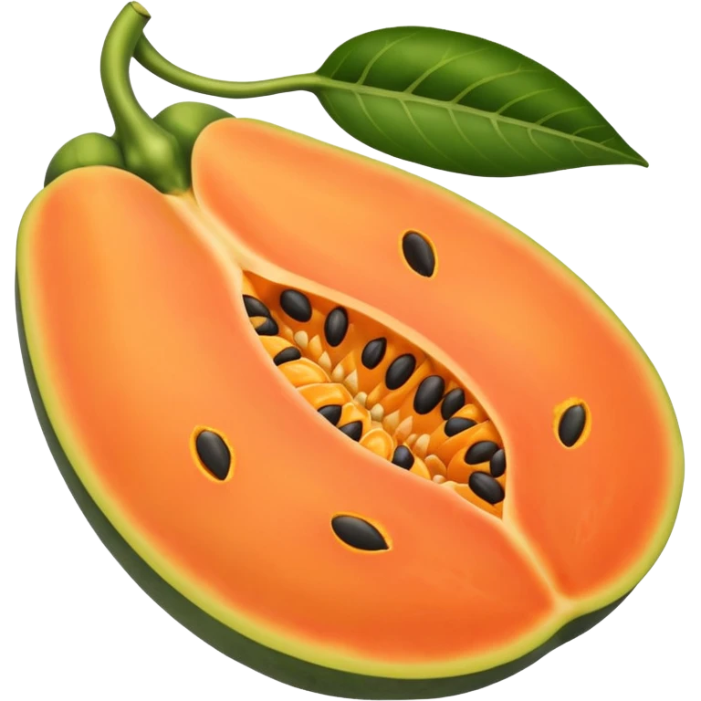 papaya emoji