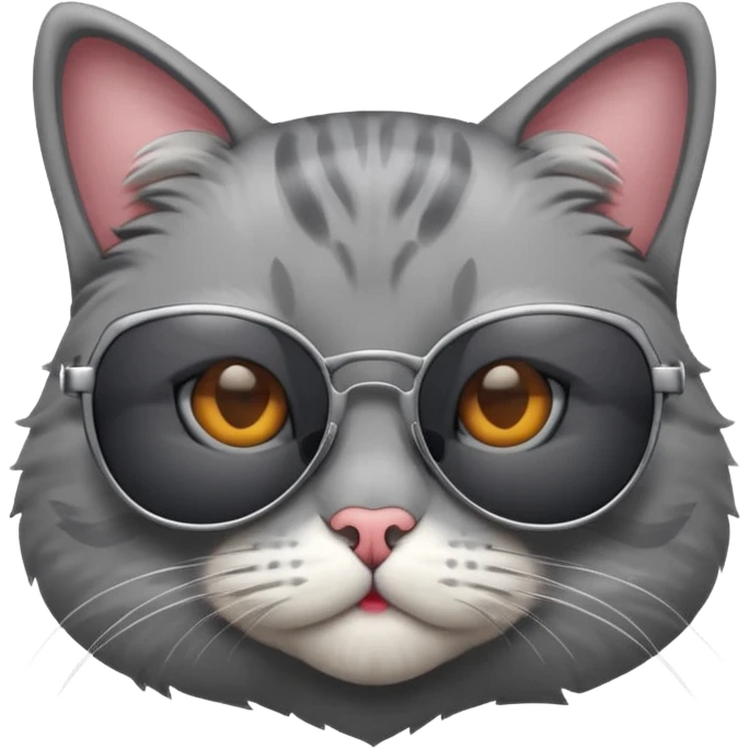 Cat wearing sunglasses emoji