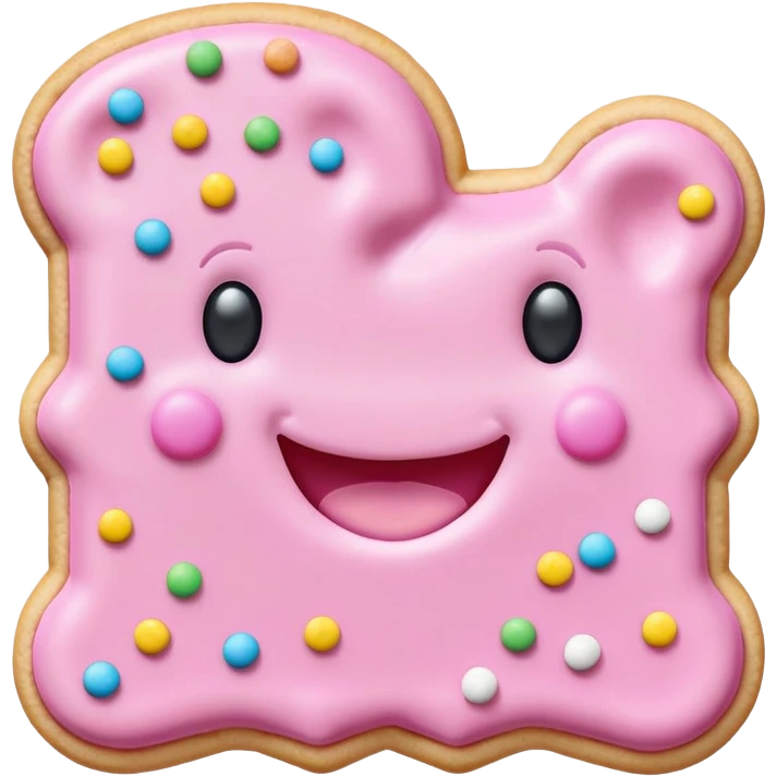 Frosted animal cracker emoji