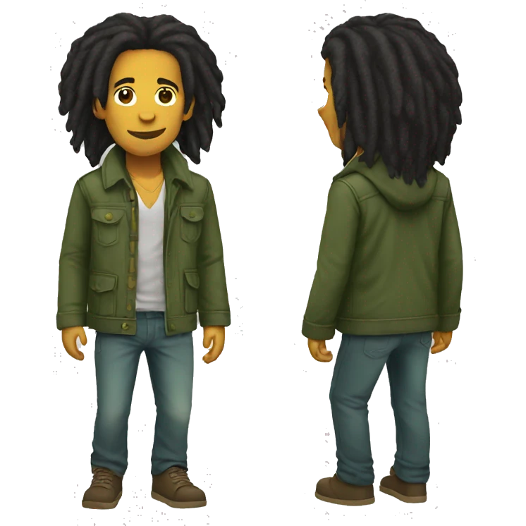 bob marley emoji