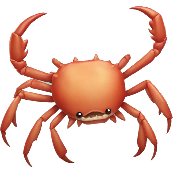 Crab fighting unicorn  emoji