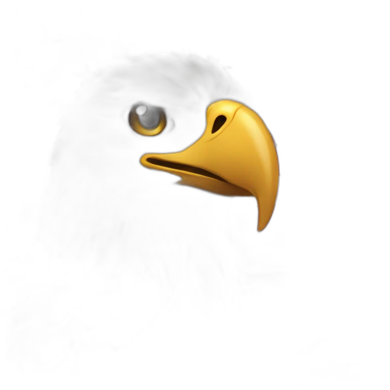 eagle crying in front of american flag emoji