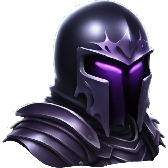 Femto berserk black iron armor who look like a demon with a black falcon helmet emoji