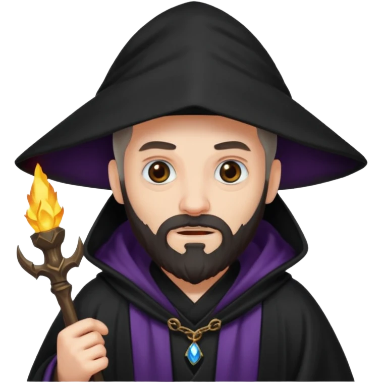 evil sorcerer with a beard emoji
