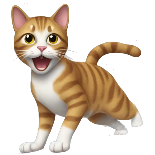 Cat surfing  emoji