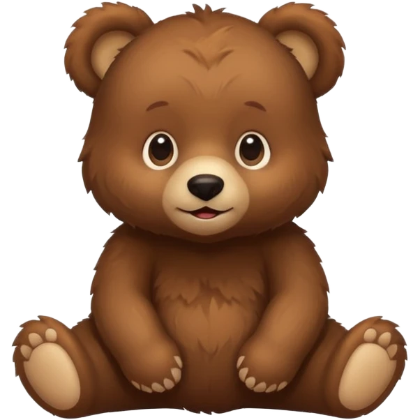 baby bear emoji