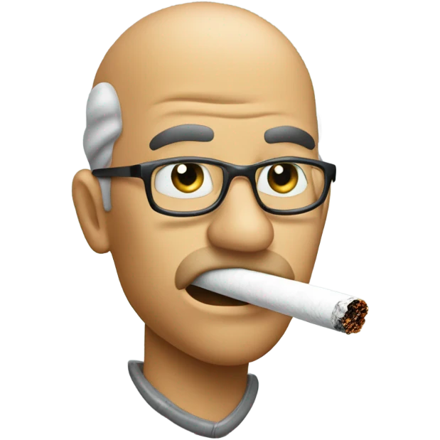Doohickey smoking cigarette  emoji