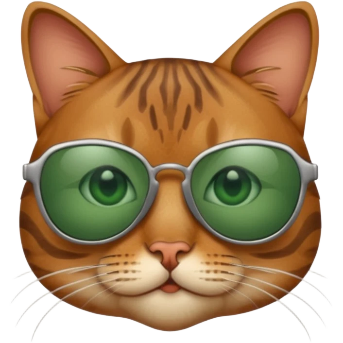 Cat wearing sunglasses emoji