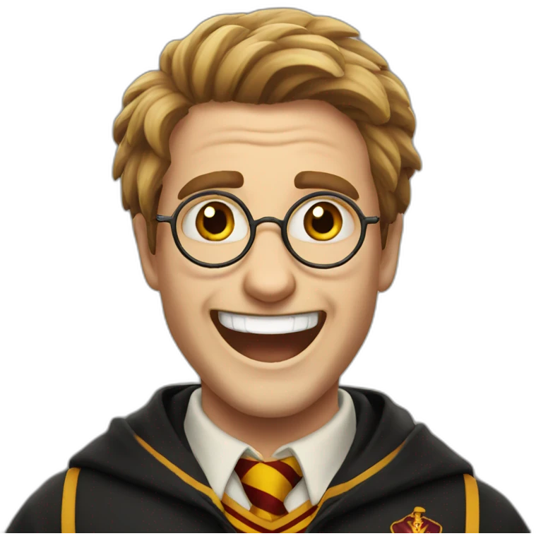 Harry Potter laught emoji