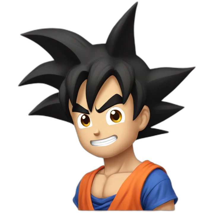 does goku clean nuts? emoji