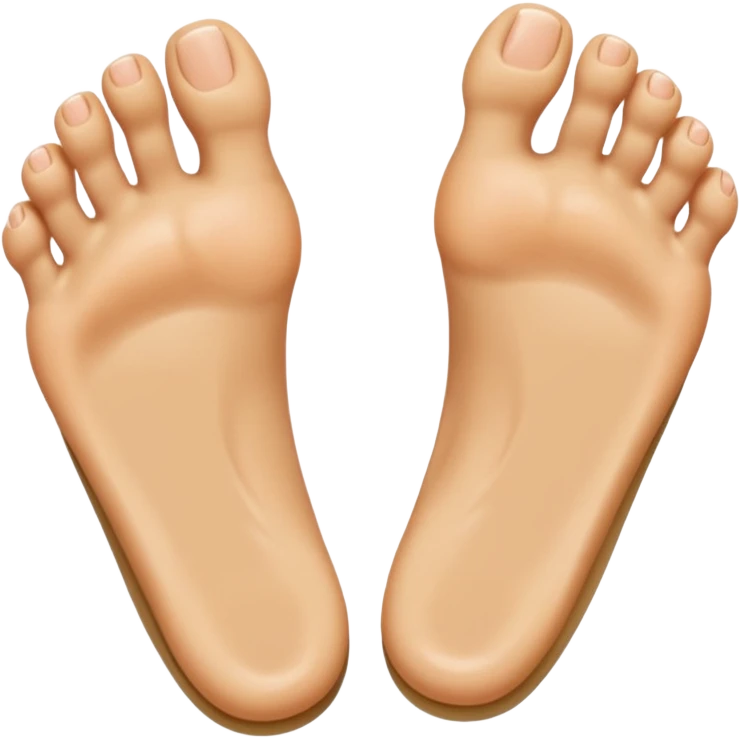 Toe flipping the middle toe emoji