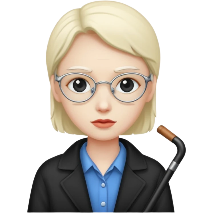 blind person emoji