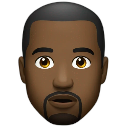 Kanye west face emoji