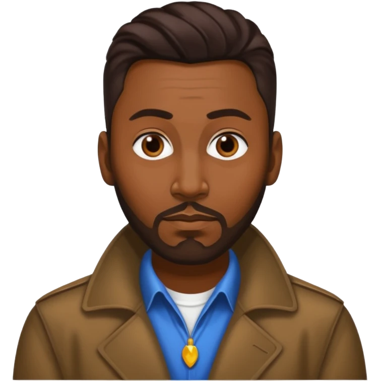Big Daddy Kane with dark brown hair emoji