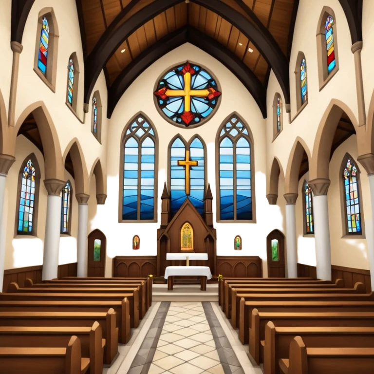 interior of a church emoji