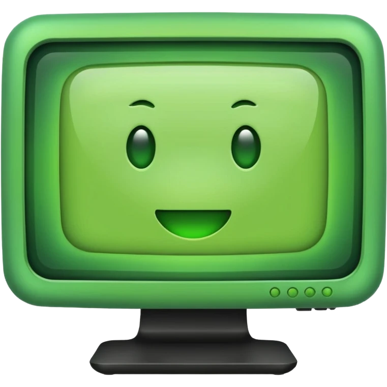 green monitor emoji