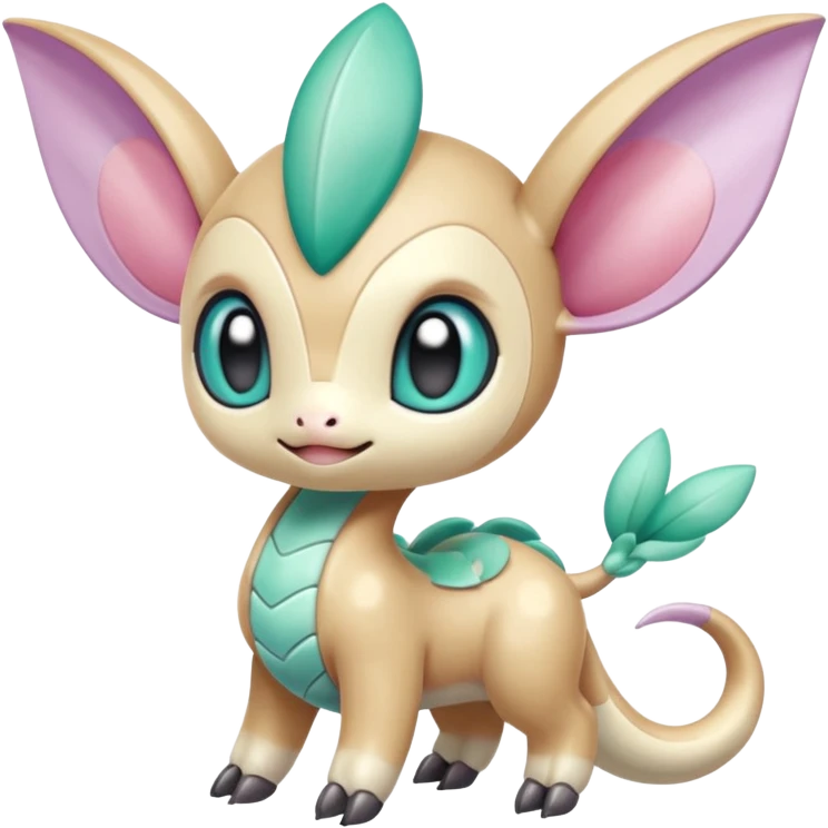 Colorful Smooth Soft Silky Cute Adorable Kawaii Glossy Oriental Stylish Exotic Meloetta-Palkia-Virizion-Stitch-Fakémon-creature-hybrid emoji
