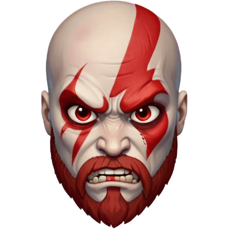 God of war, Kratos face emoji