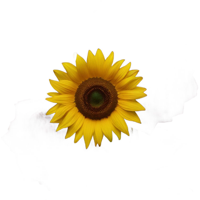 Sunflower burgundy rose emoji