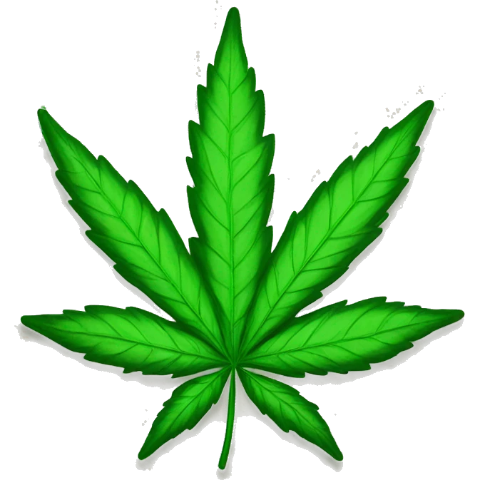 Weed leaf emoji