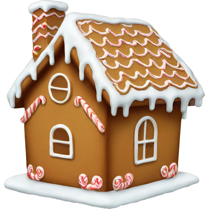 gingerbread house emoji