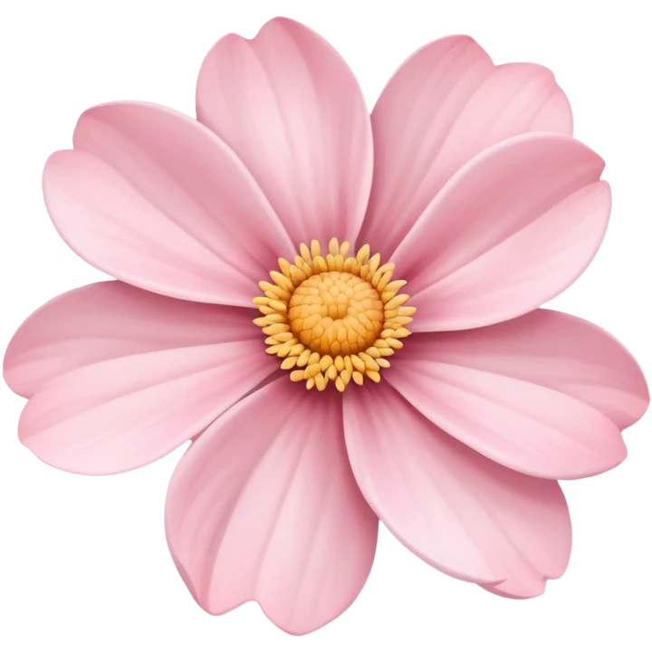 Pastel pink flower emoji