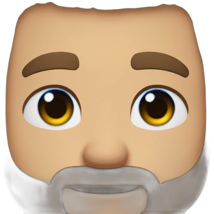 Batman Blue Eyes Brown Beard Muscle emoji