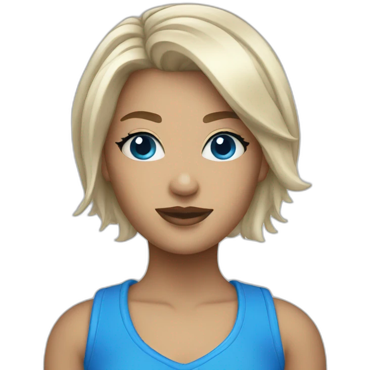 roller derby blue emoji