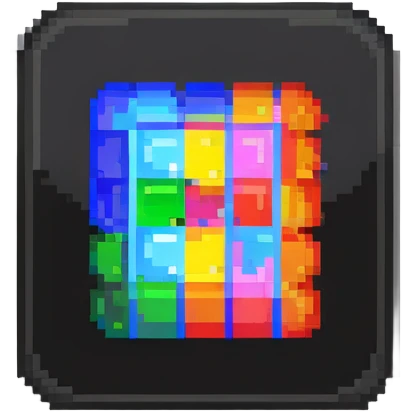App icon in pixelated style emoji