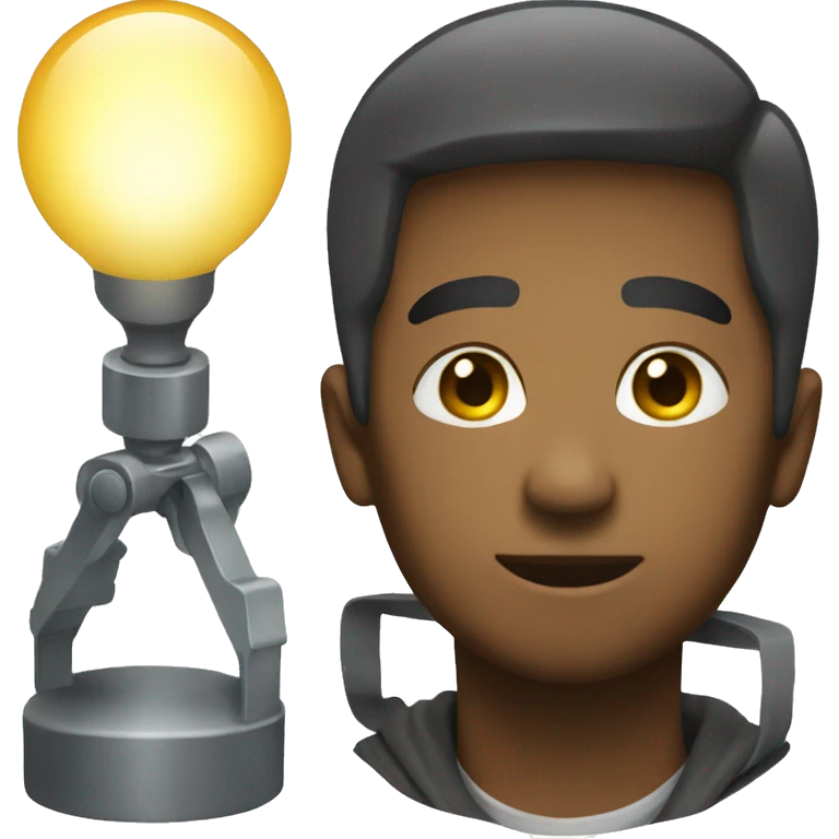 spotlight light the person emoji