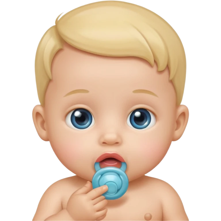 baby with pacifier emoji