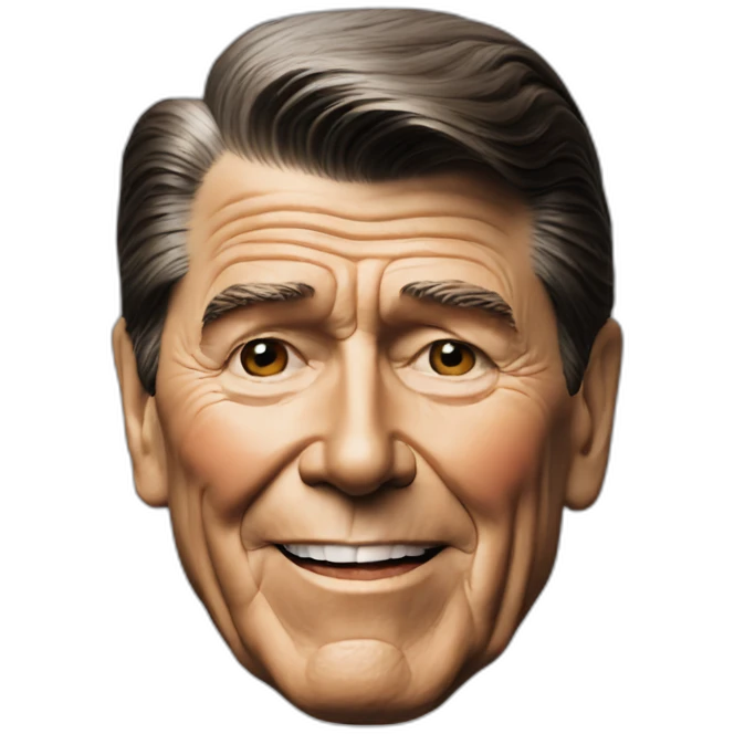 Ronald Reagan is still dead emoji