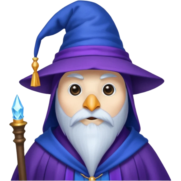 Penguin Wizard emoji