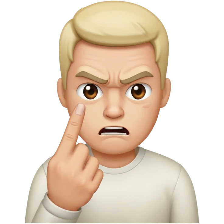 person with middle finger  emoji