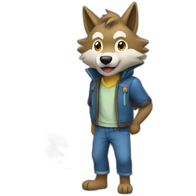 Loup en Pokémon emoji