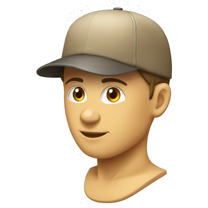Flequillo con gorra emoji