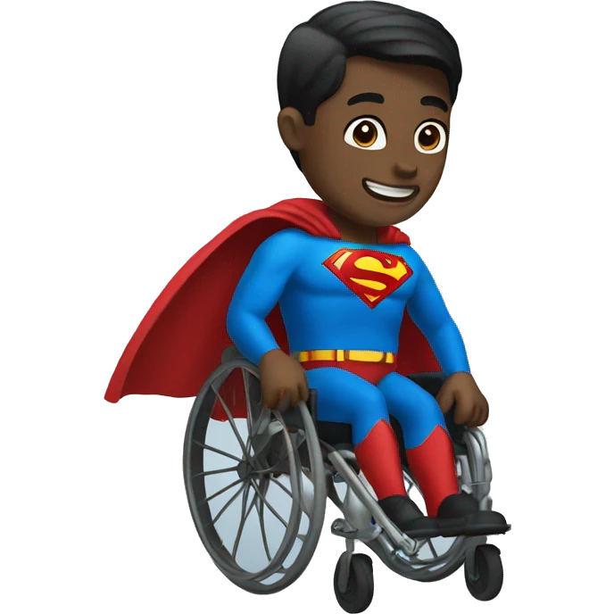 Superman in wheelchair emoji