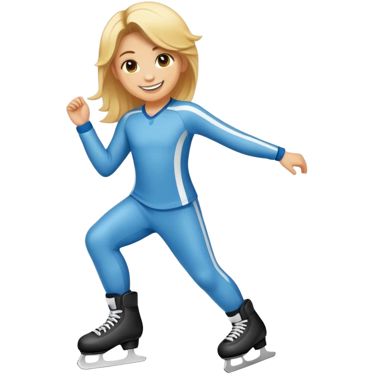 Un patinador rubio emoji