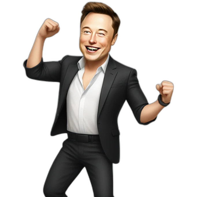 Elon musk dancing salsa emoji