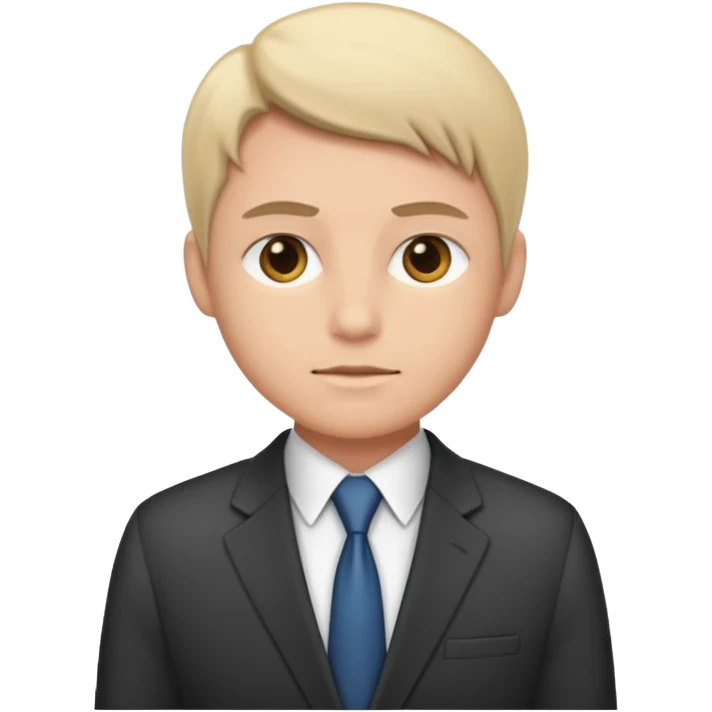 Business suit emoji
