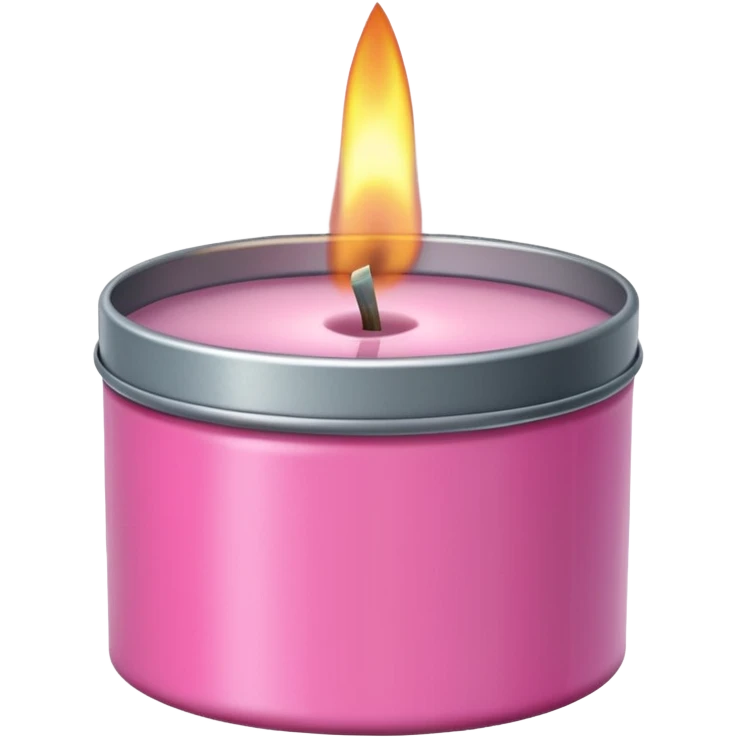 pink candle tin emoji