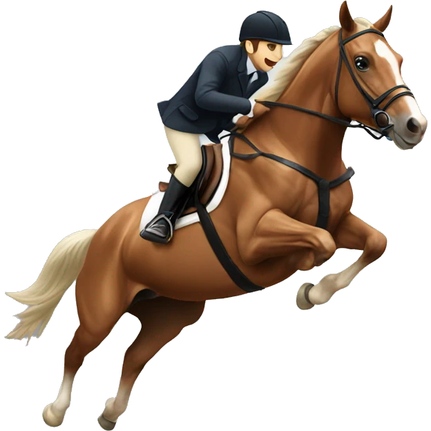 Horse jumping  emoji