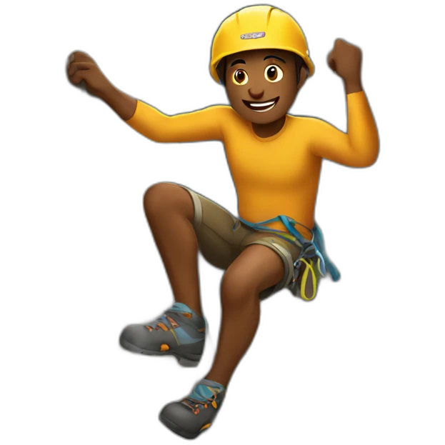 Climbing life emoji