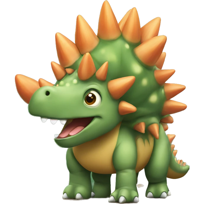 Cute stegosaurus  emoji
